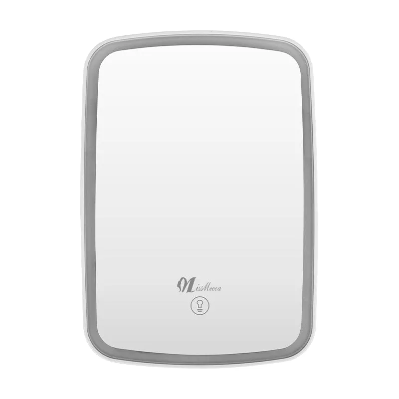 Square Professional Rechargeable Cosmetic Make Up Mirror Travel Portable Luxury Custom Shenzhen Led Makeup Mirror