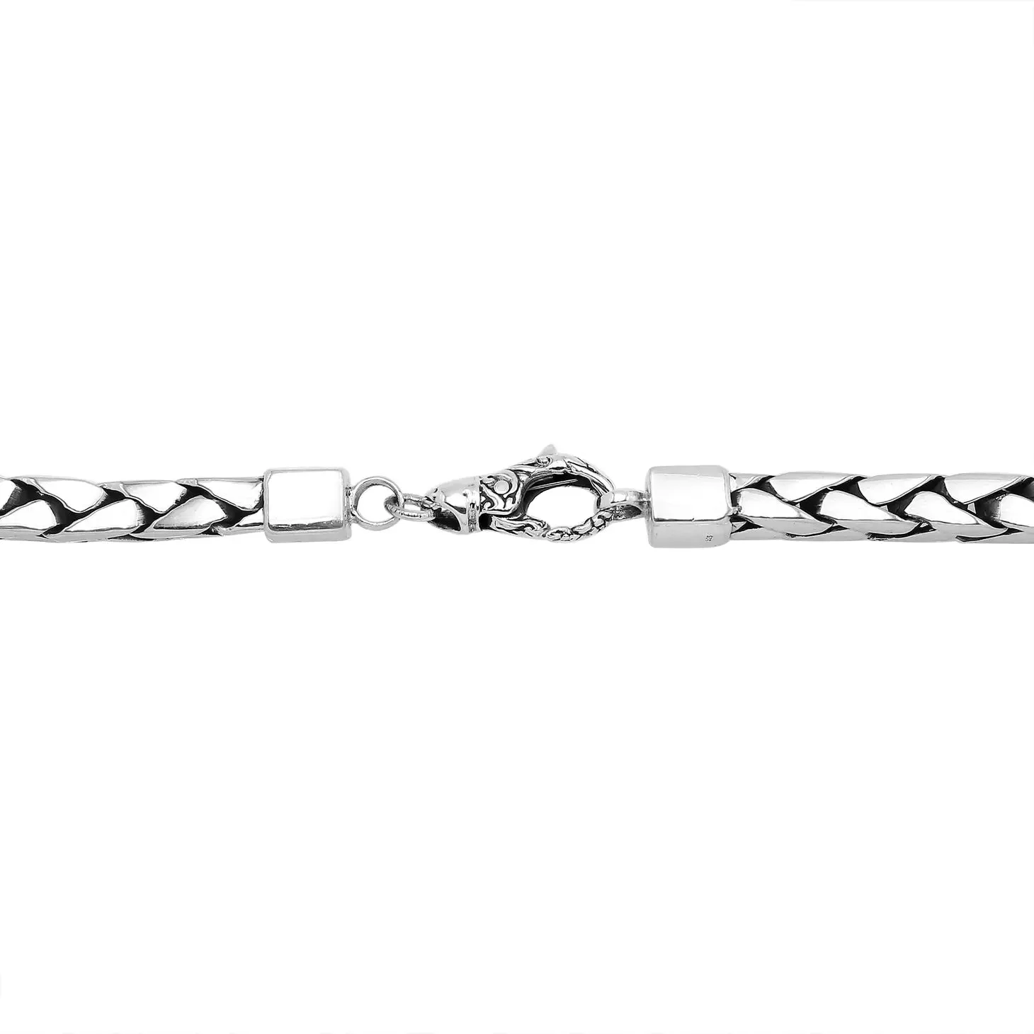 SS 4mm Braided Chain - 20"