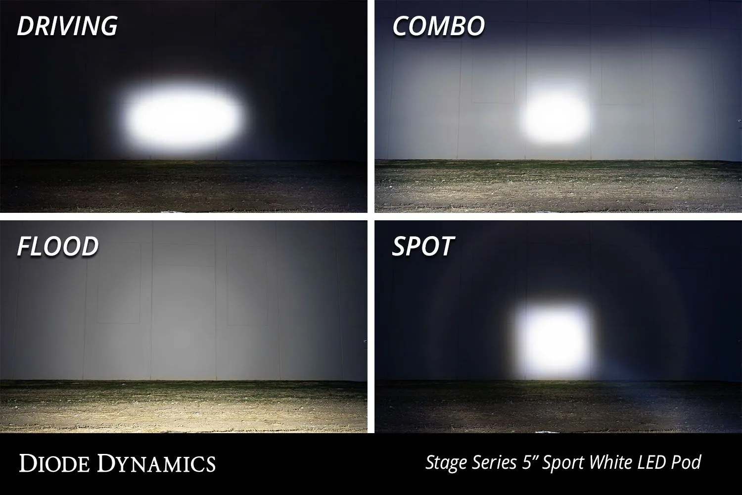 SS5 Yellow Sport LED Pod (pair)