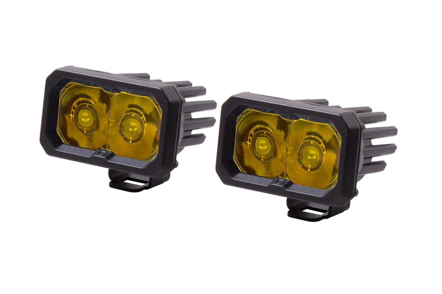SSC2 SAE Yellow Pro Standard LED Pod (pair)