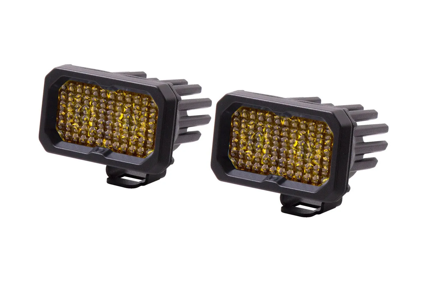 SSC2 SAE Yellow Pro Standard LED Pod (pair)