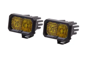 SSC2 SAE Yellow Pro Standard LED Pod (pair)