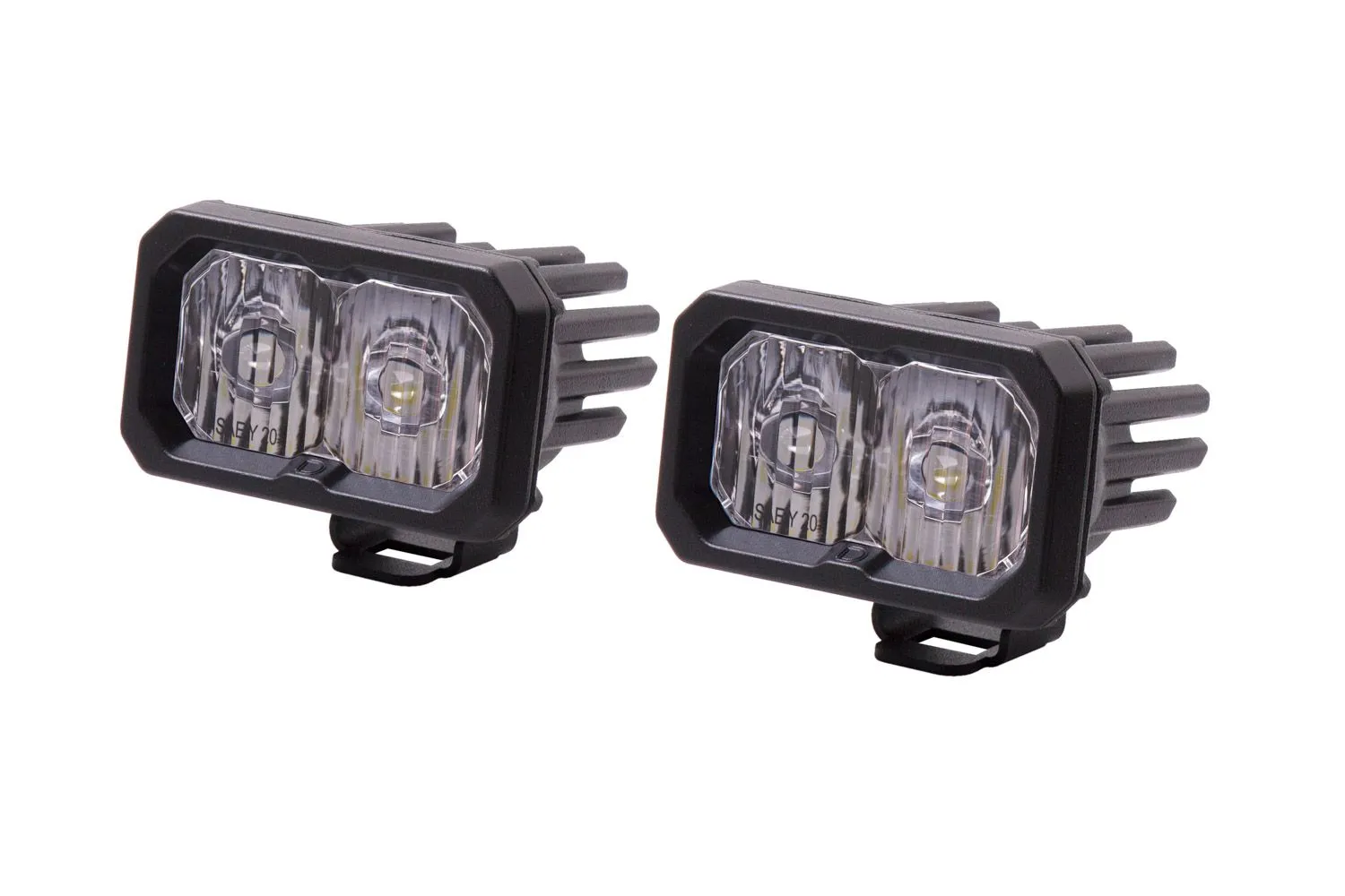 SSC2 SAE/DOT White Sport Standard LED Pod (pair)