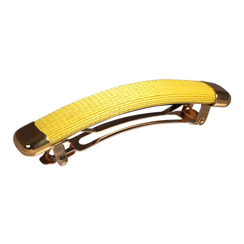 St. Tropez Medium Yellow Hair Clip