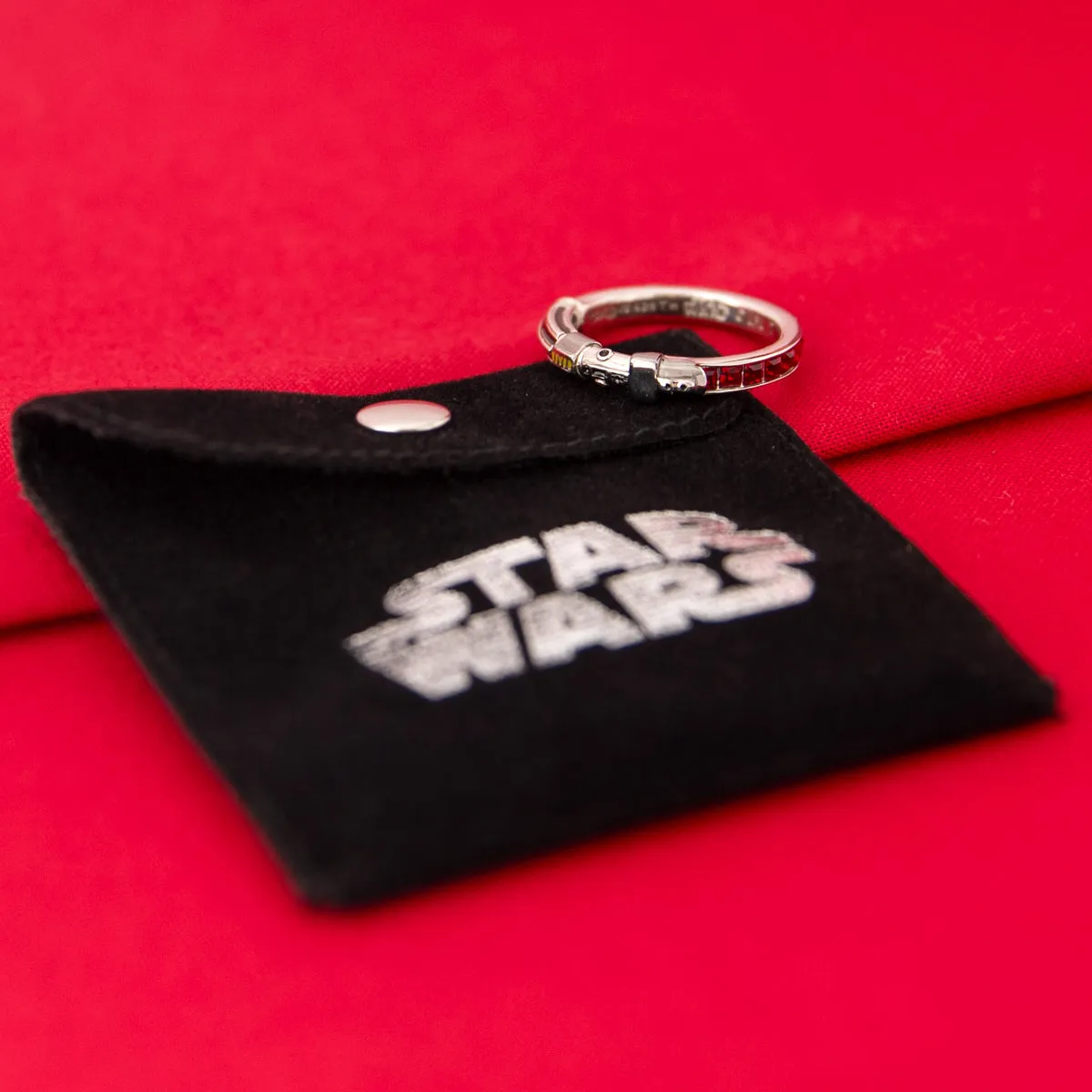 Star Wars X RockLove Darth Vader Crystal Lightsaber Ring