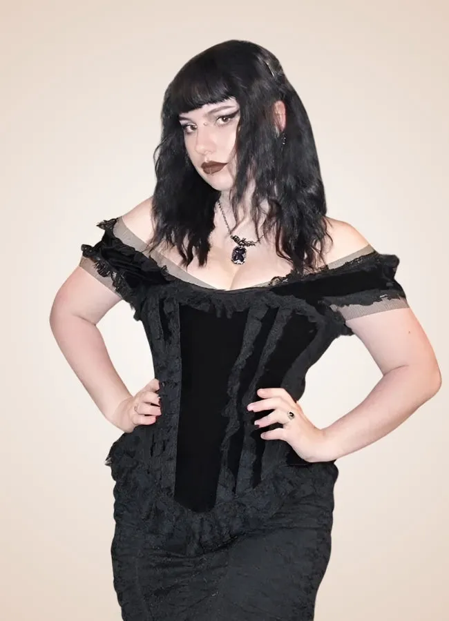 Steampunk Gothic Velvet Top