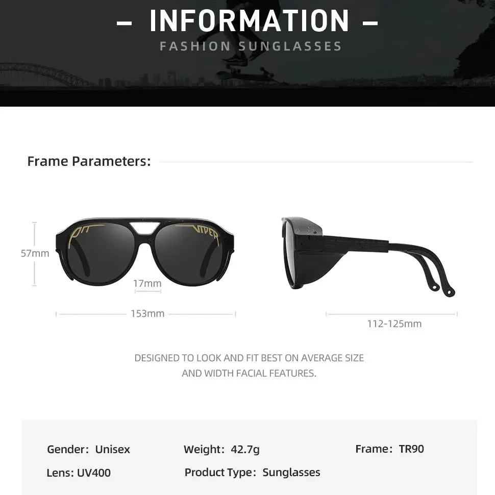 Steampunk Pit Viper Cycling Sunglasses