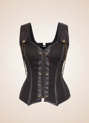 Steampunk Style Zipper Corset