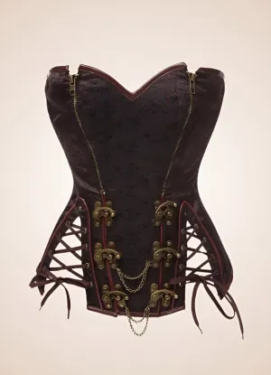 Steampunk Zipper Corset