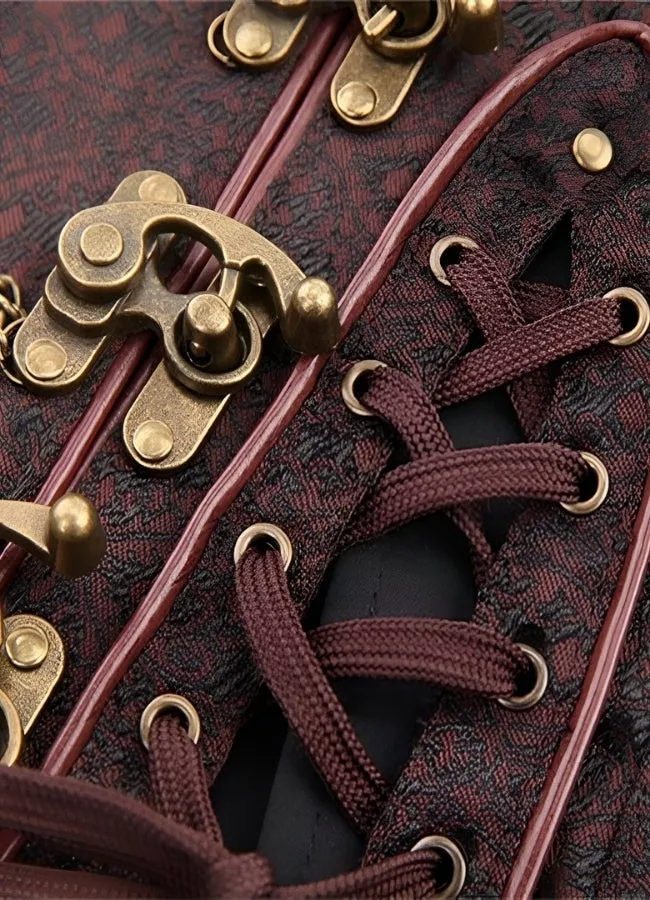 Steampunk Zipper Corset