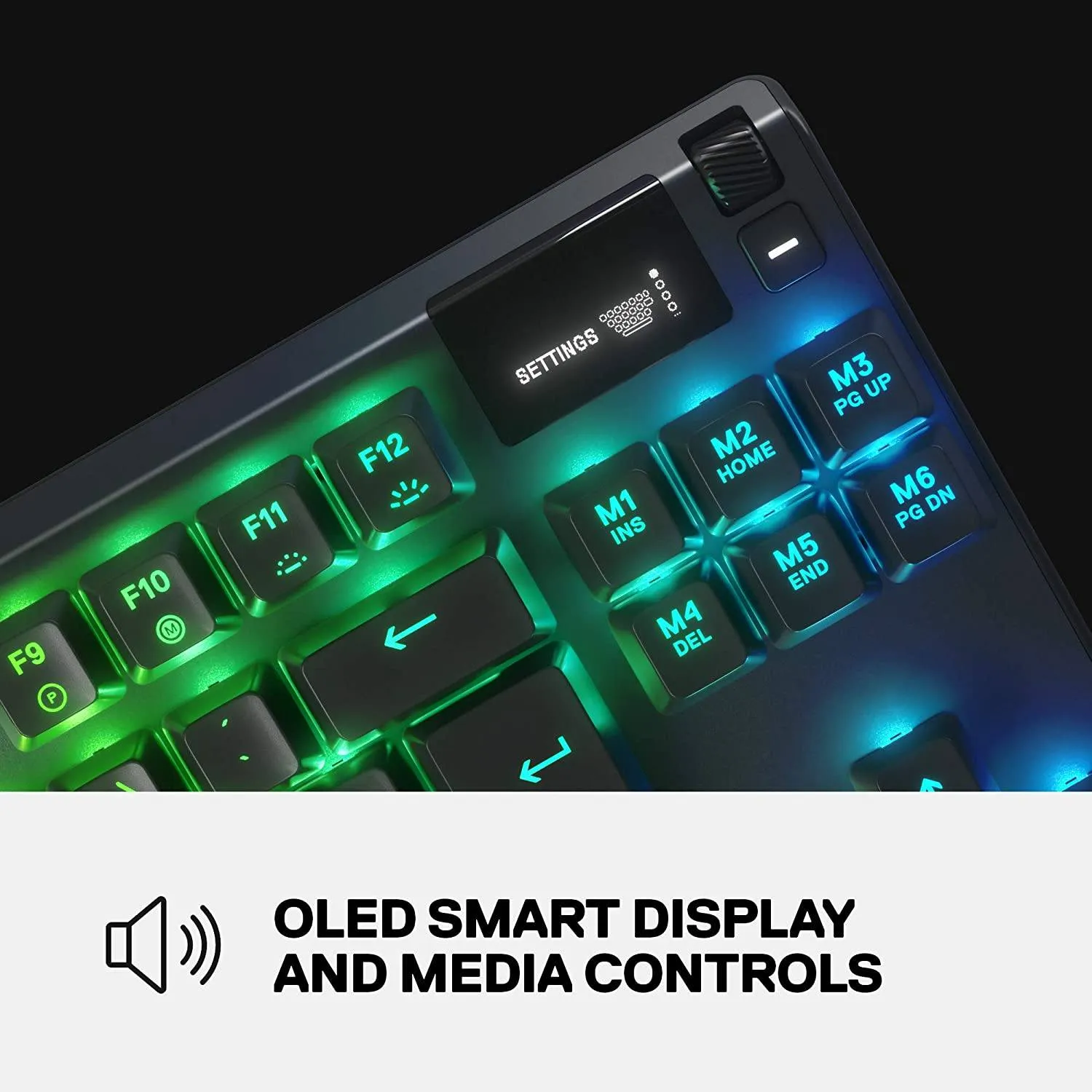 SteelSeries Apex Pro TKL Mechanical Gaming Keyboard With OLED Smart Display