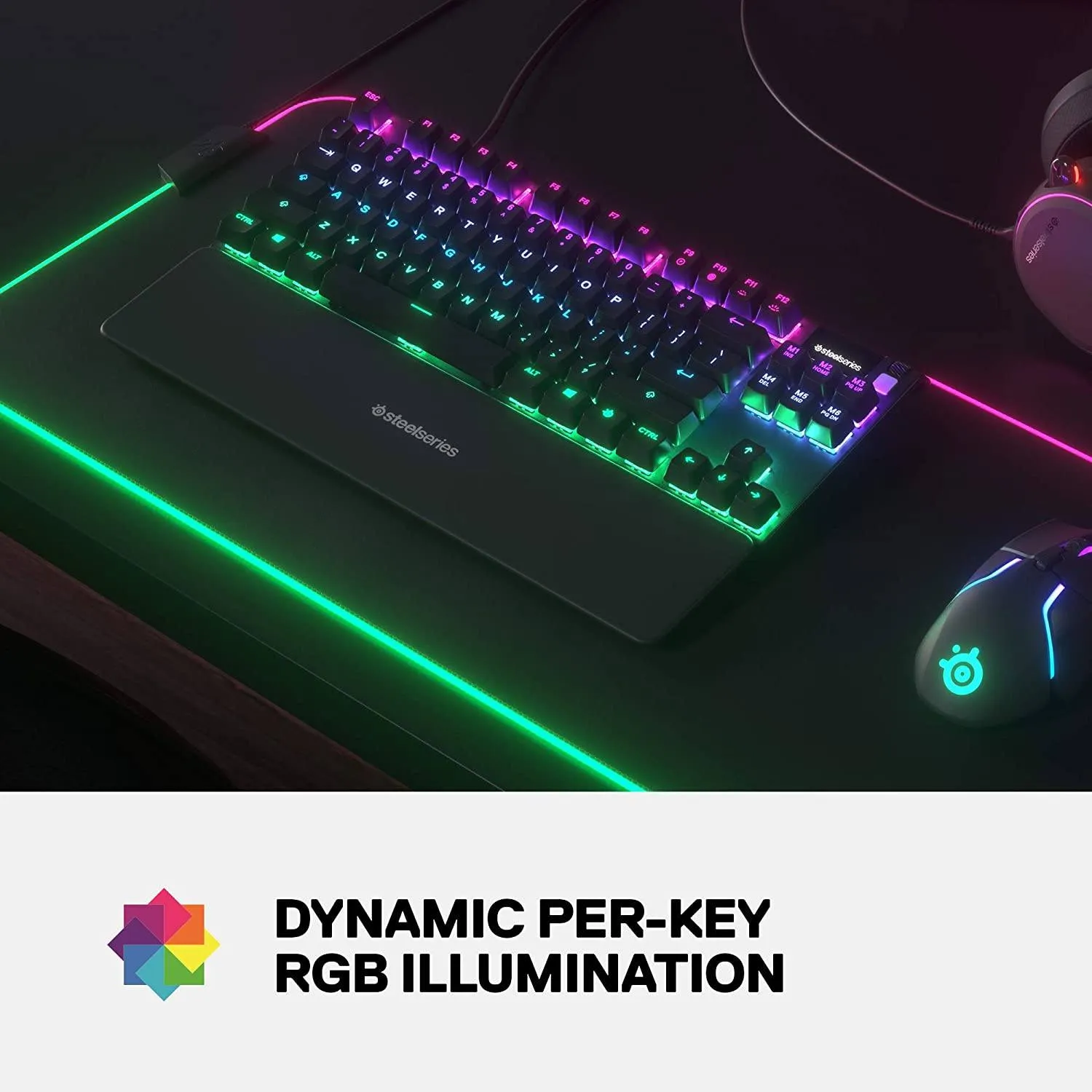 SteelSeries Apex Pro TKL Mechanical Gaming Keyboard With OLED Smart Display