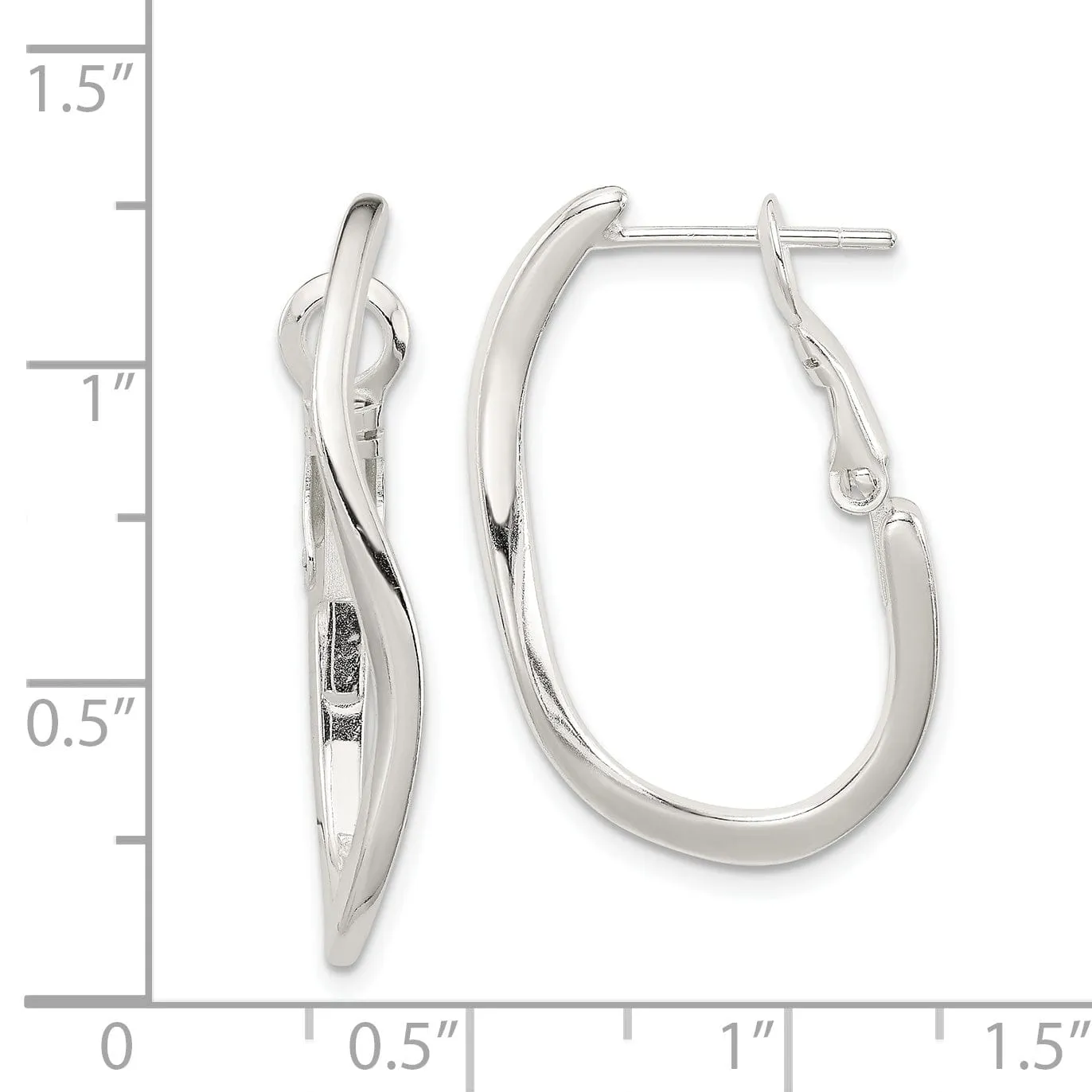 Sterling Silver Clip Back Earrings
