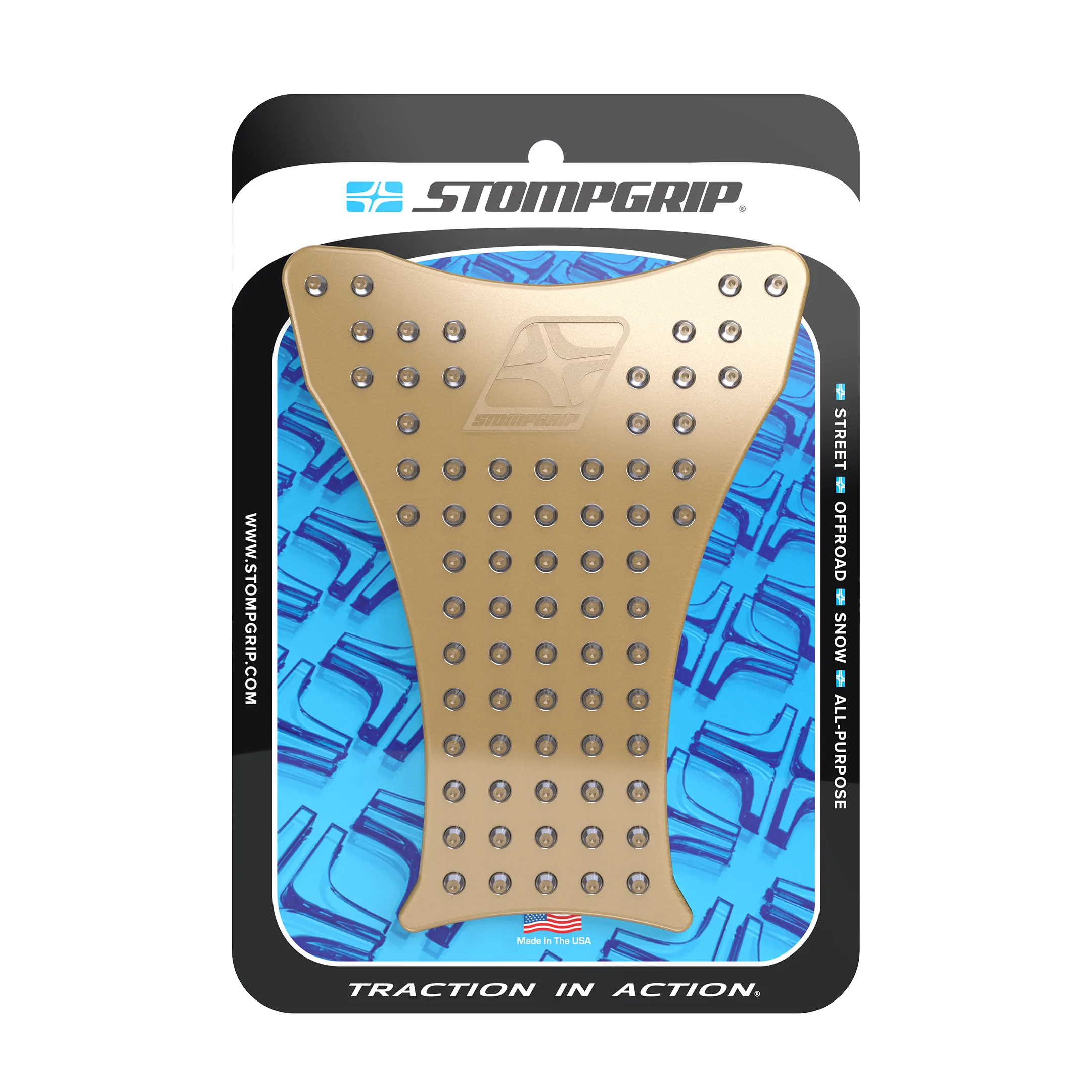 Stompgrip - Old School - Motorcycle Center Tank Pad Protector