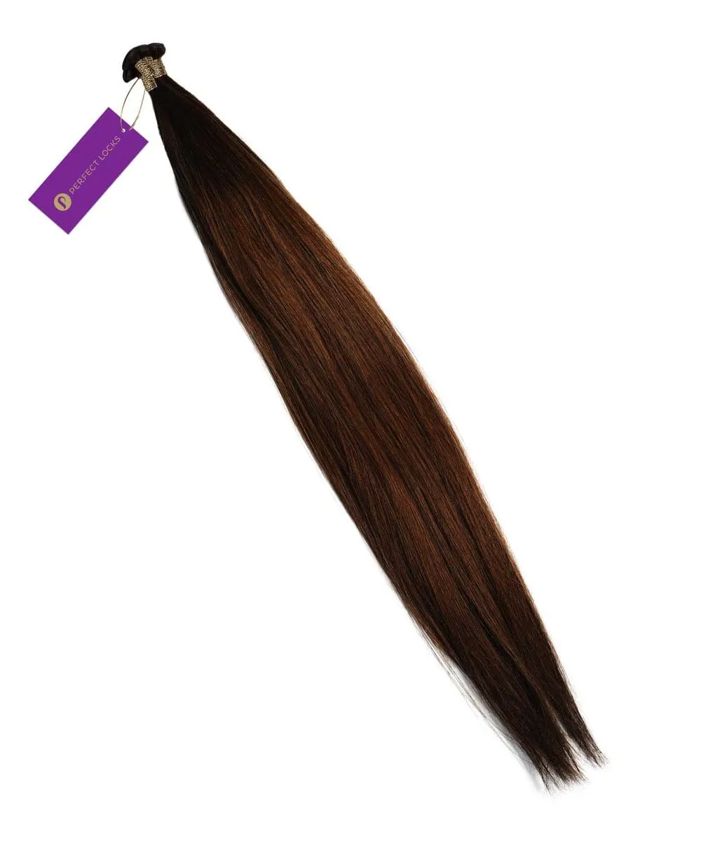 Straight Hybrid Weft Hair Extensions