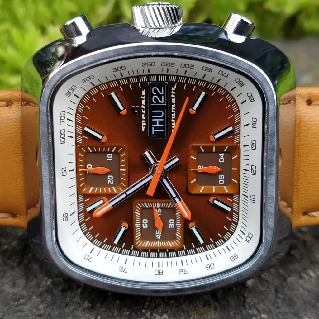 Straton Speciale - Swiss Valjoux 7750 (Brown&nbsp&&nbsp;White, Polished)