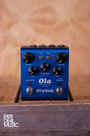 Strymon Ola Chorus and Vibrato pedal, USED