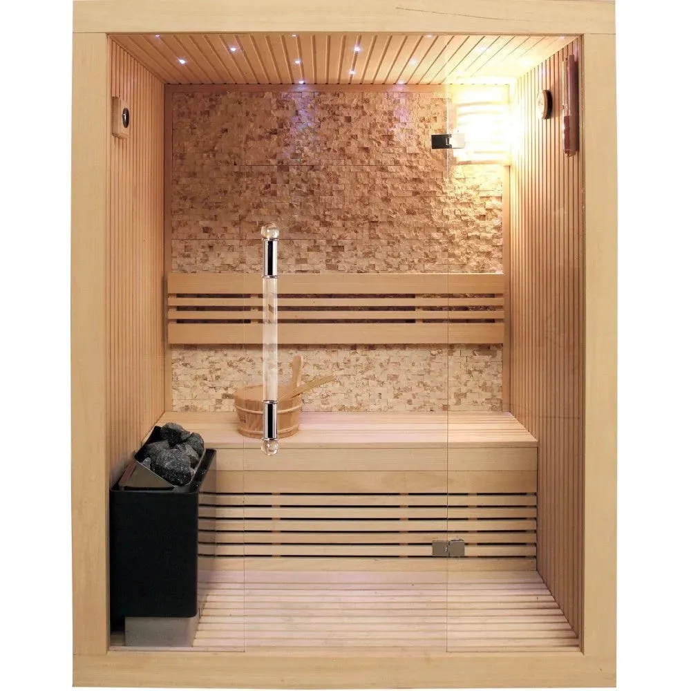 SunRay Rockledge 2-Person Luxury Traditional Sauna 200LX