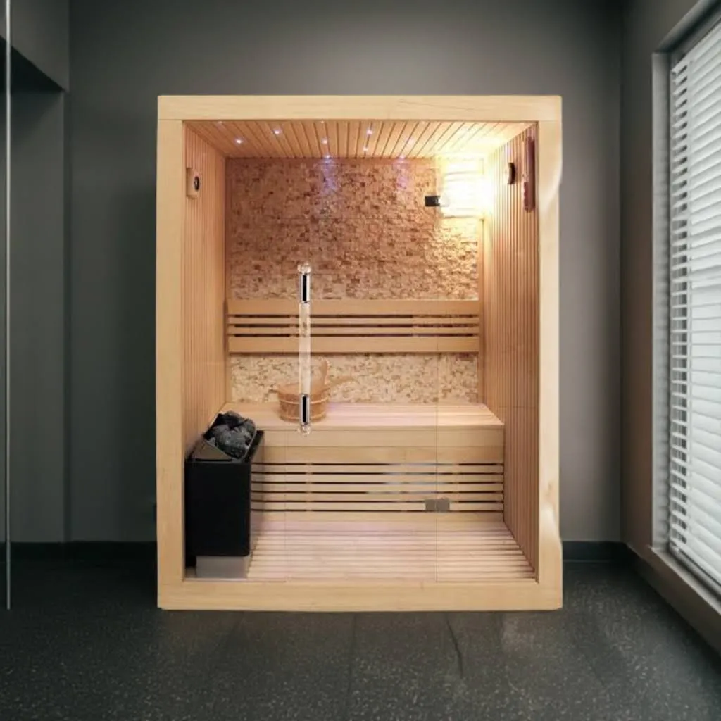 SunRay Rockledge 2-Person Luxury Traditional Sauna 200LX