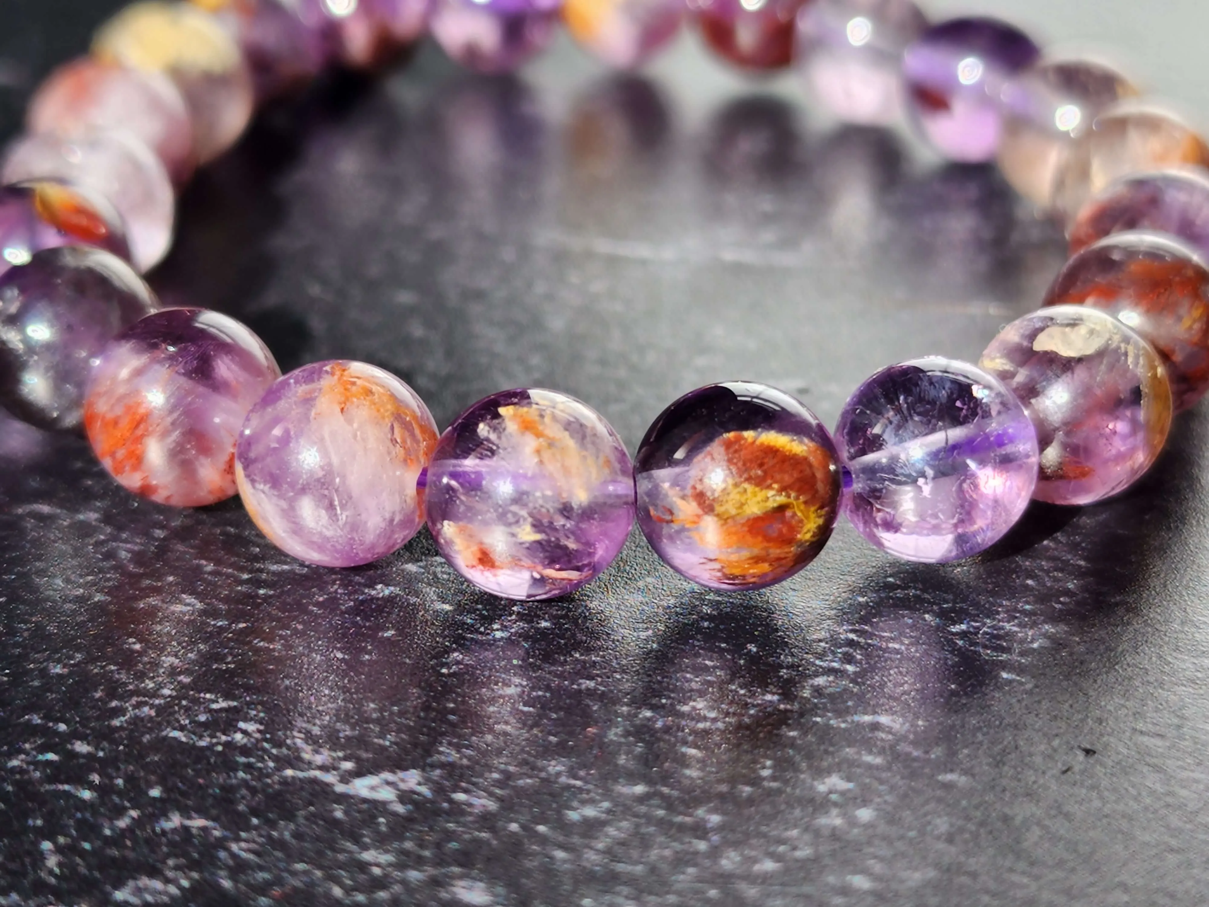 Super Seven Amethyst Bracelet