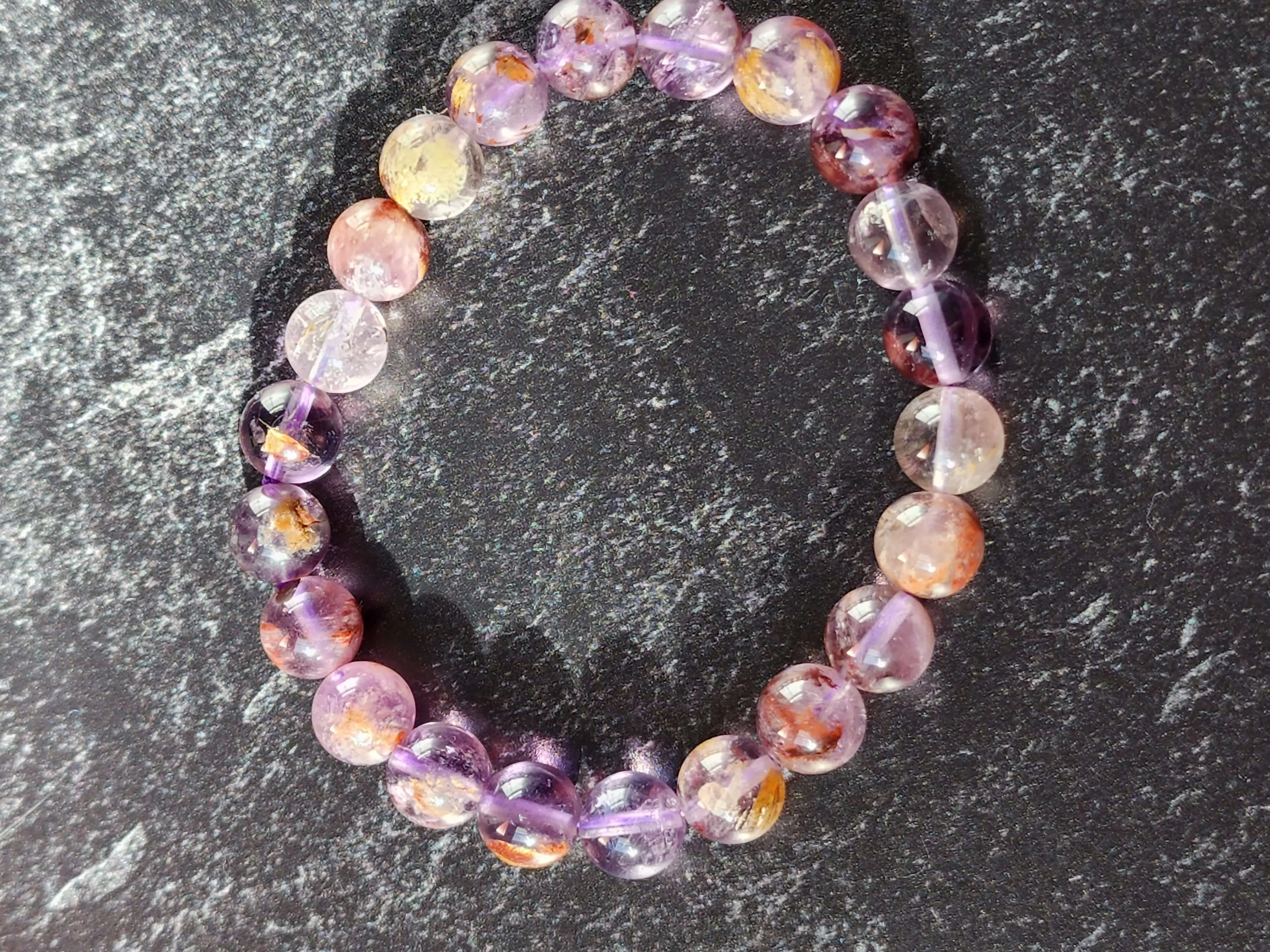 Super Seven Amethyst Bracelet