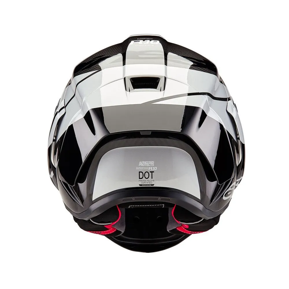 Supertech R10 Helmet Element Black Carbon/Silver/Black Gloss S