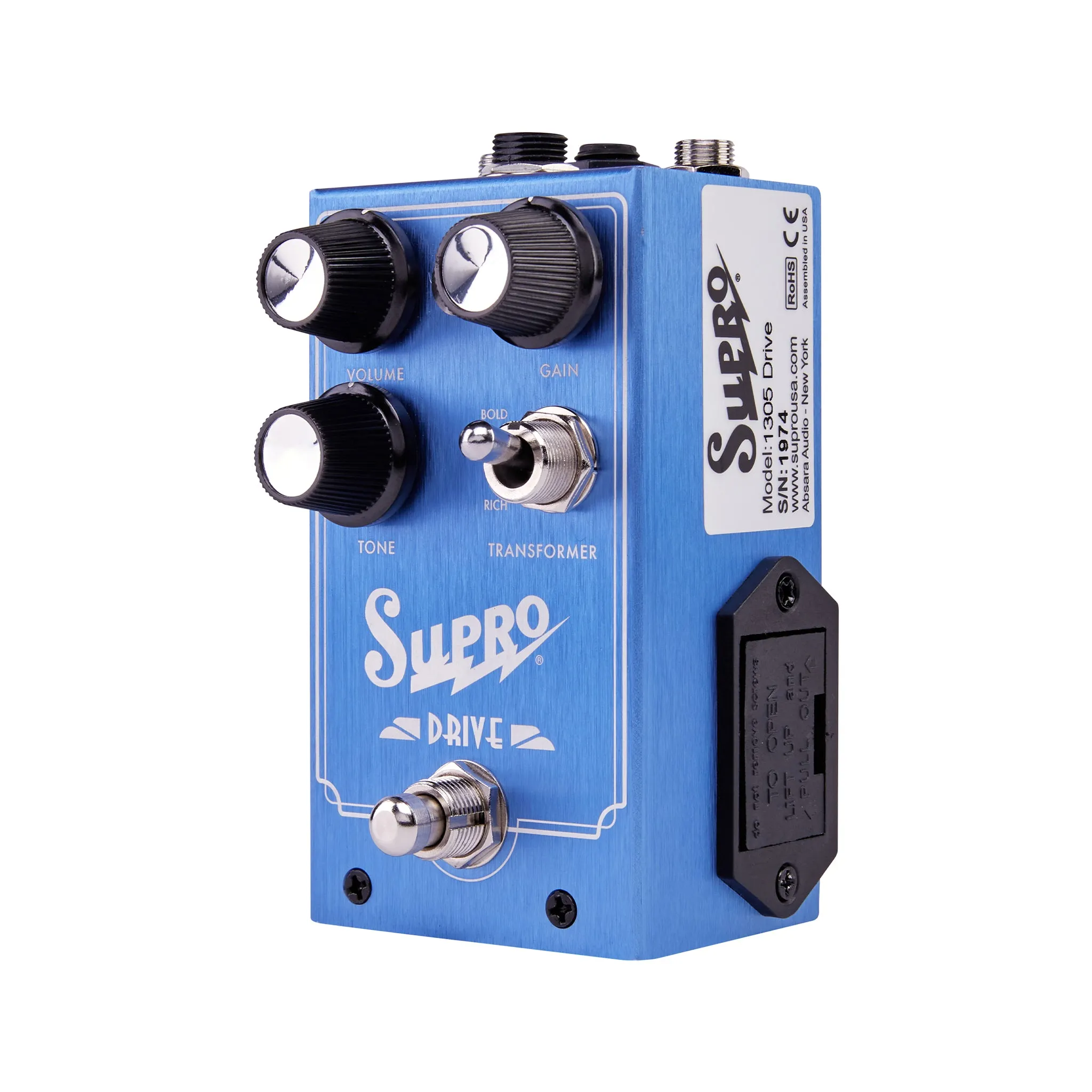 Supro Analog Overdrive Guitar Effects Pedal
