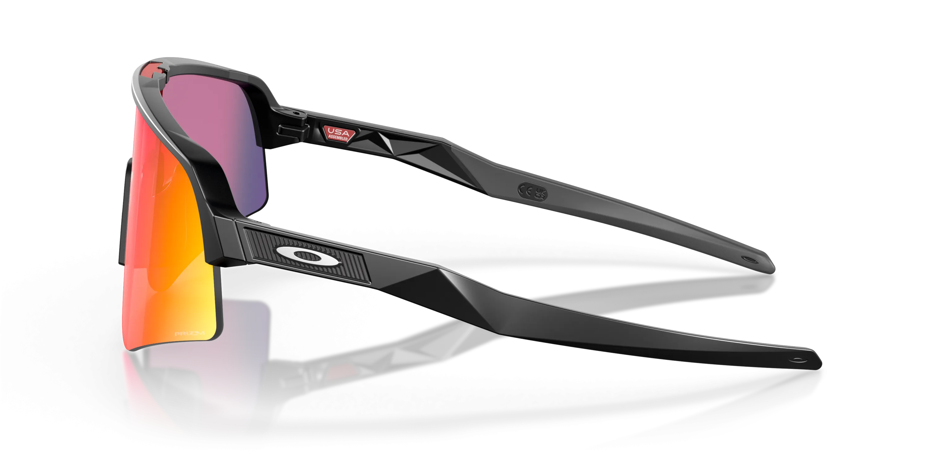 Sutro Lite Sweep Sunglasses Matte Black - Prizm Road Lens