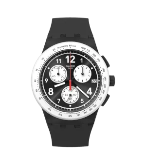 Swatch Nothing Basic About Black Originals Chrono Susb420 watch