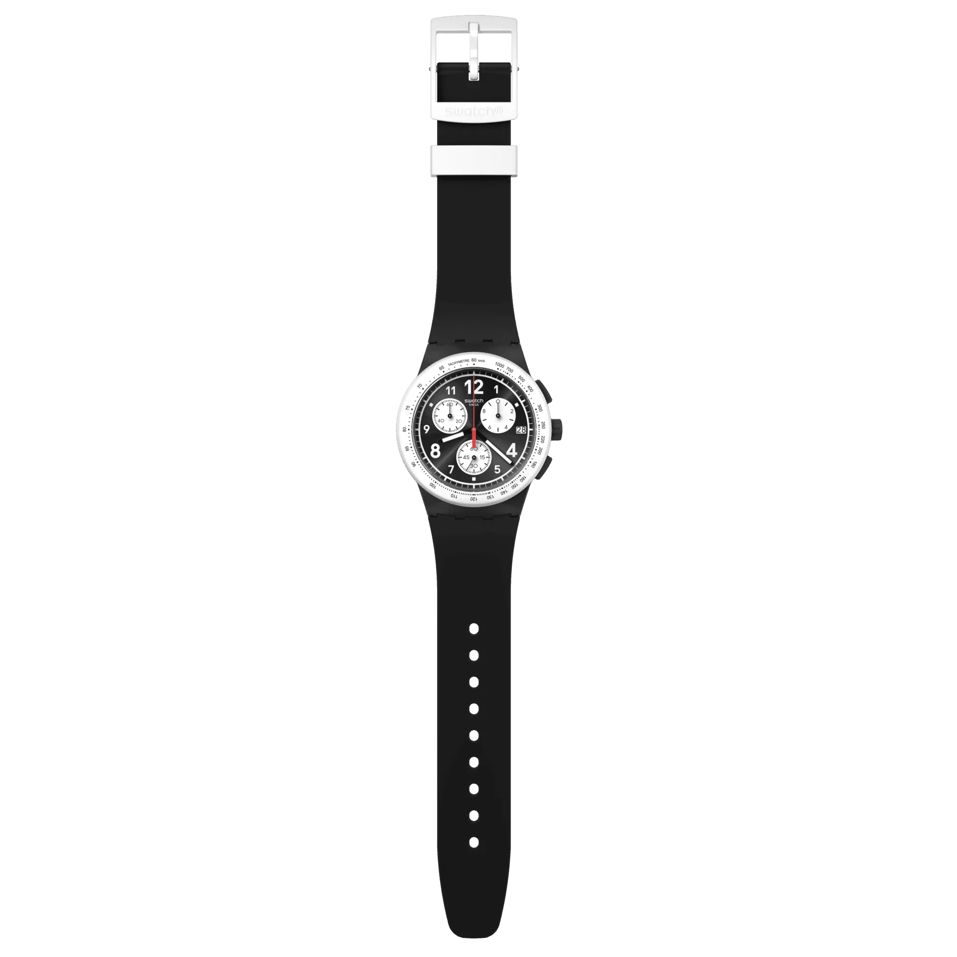 Swatch Nothing Basic About Black Originals Chrono Susb420 watch