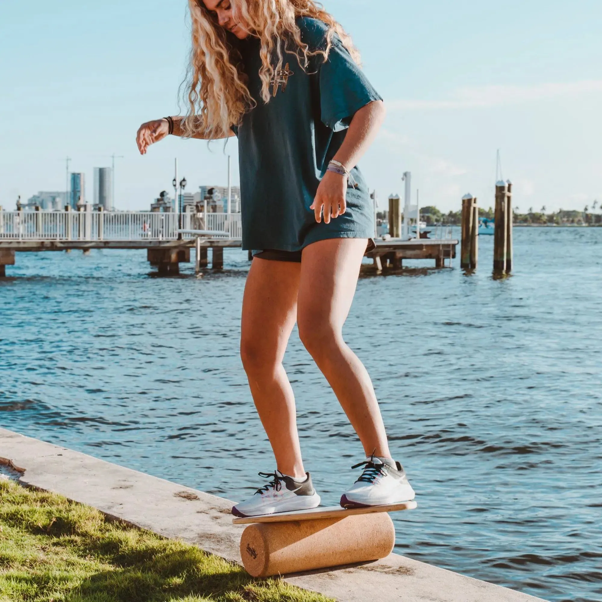 Swifty Balance Board, Roller & Wall Bracket/Floor Stand Bundle