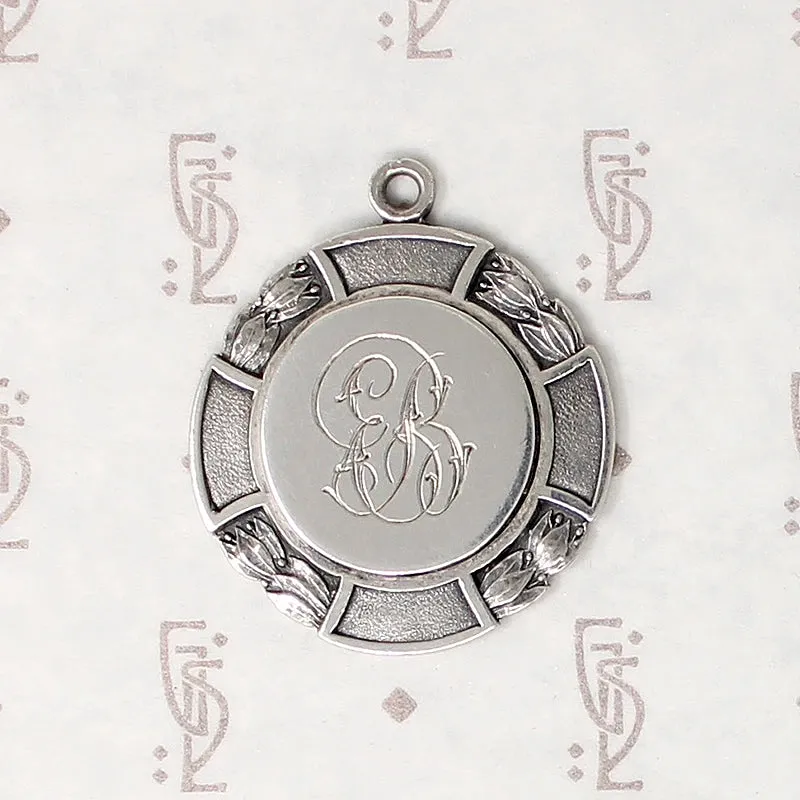 Swimming Award English Sterling Fob