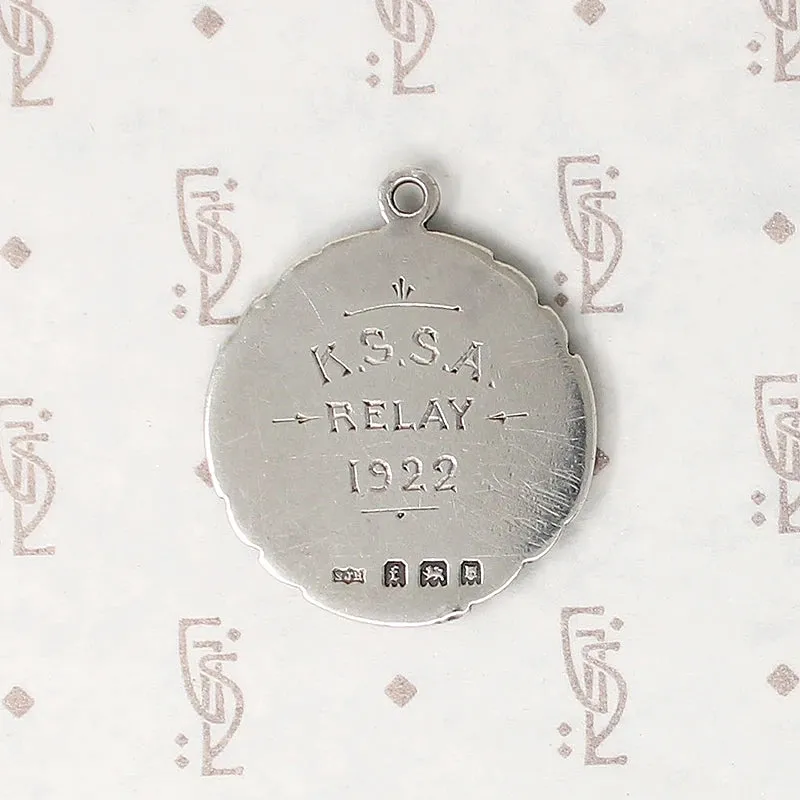 Swimming Award English Sterling Fob