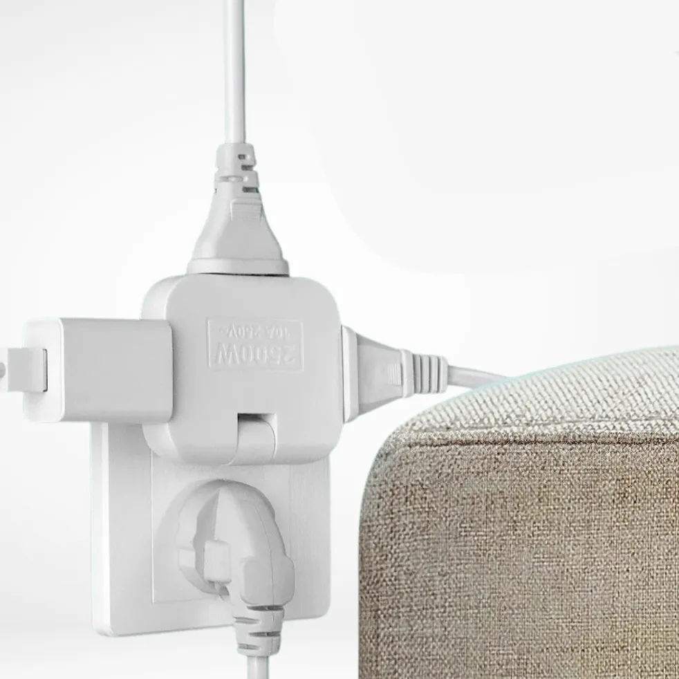 SwivelPlug | Rotating Plug Adapter | Multi-Outlet Eco Power Strip