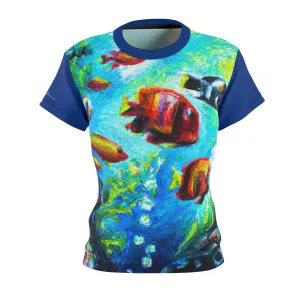 T-Shirt, Blue Tropical Aquarium