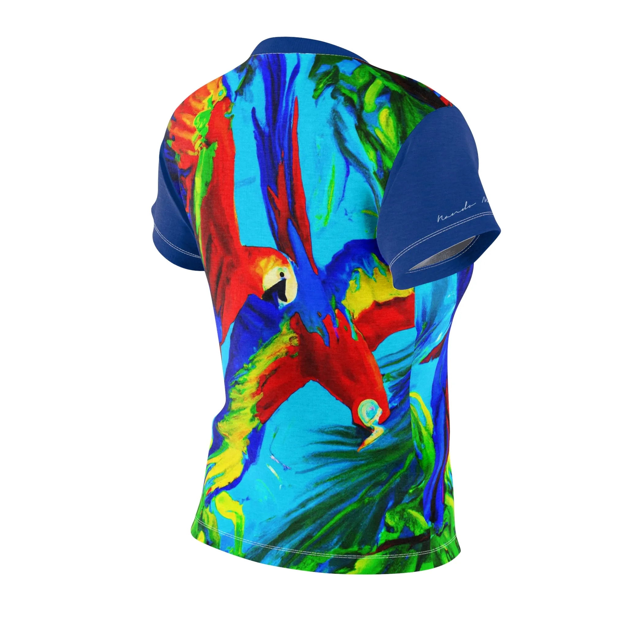 T-Shirt, Blue Tropical Macaw