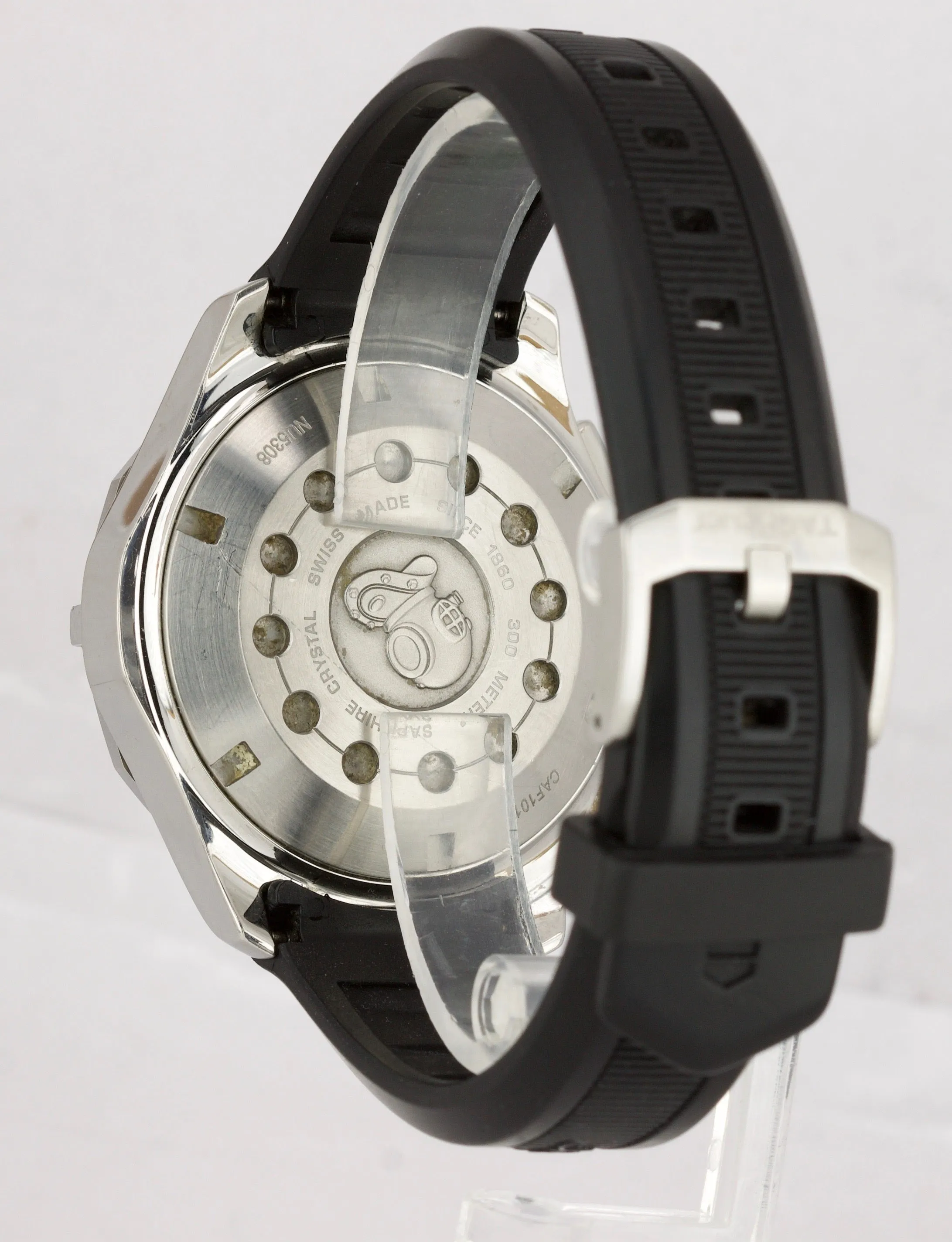 Tag Heuer Aquaracer Chronotimer Black 45mm Stainless Steel Quartz CAF1010 Watch