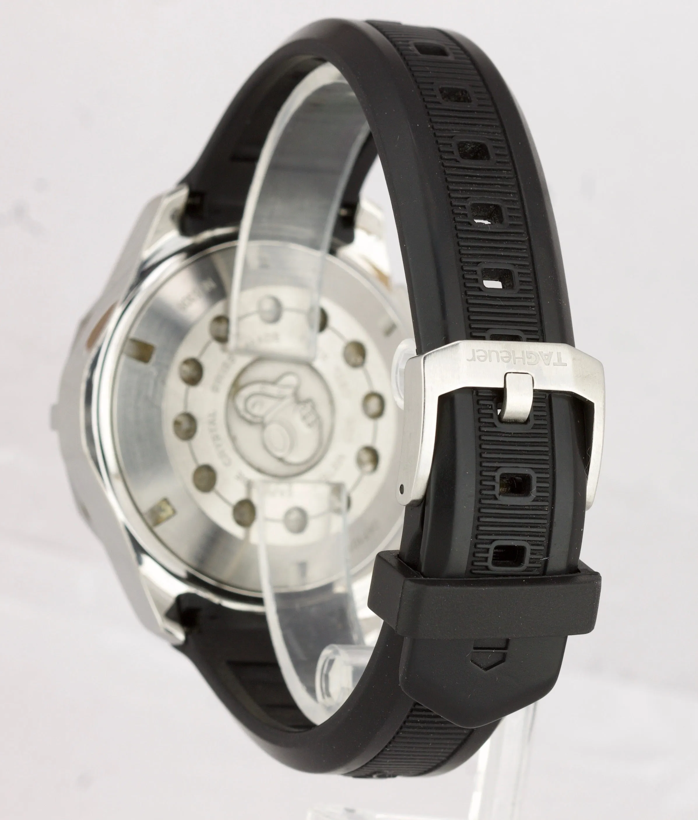 Tag Heuer Aquaracer Chronotimer Black 45mm Stainless Steel Quartz CAF1010 Watch