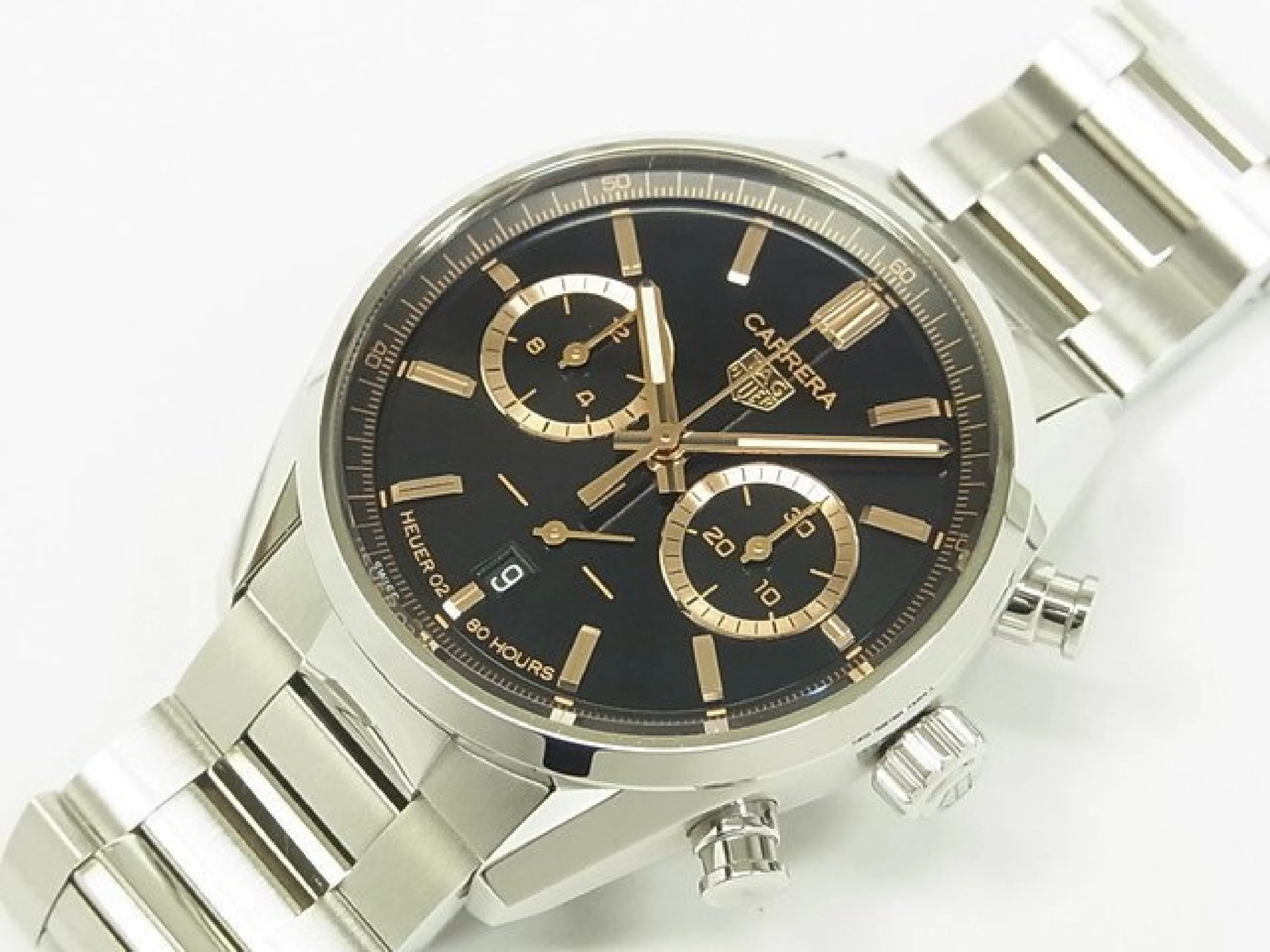 TAG HEUER Carrera Calibre Heuer02 Chronograph Japan limited edition CBN2019.BA0642 Mens 181359041