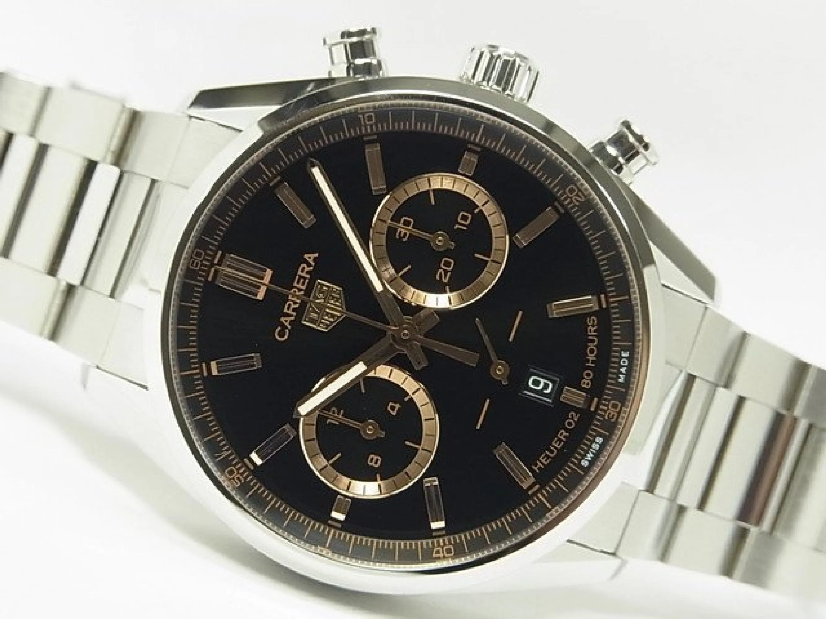 TAG HEUER Carrera Calibre Heuer02 Chronograph Japan limited edition CBN2019.BA0642 Mens 181359041