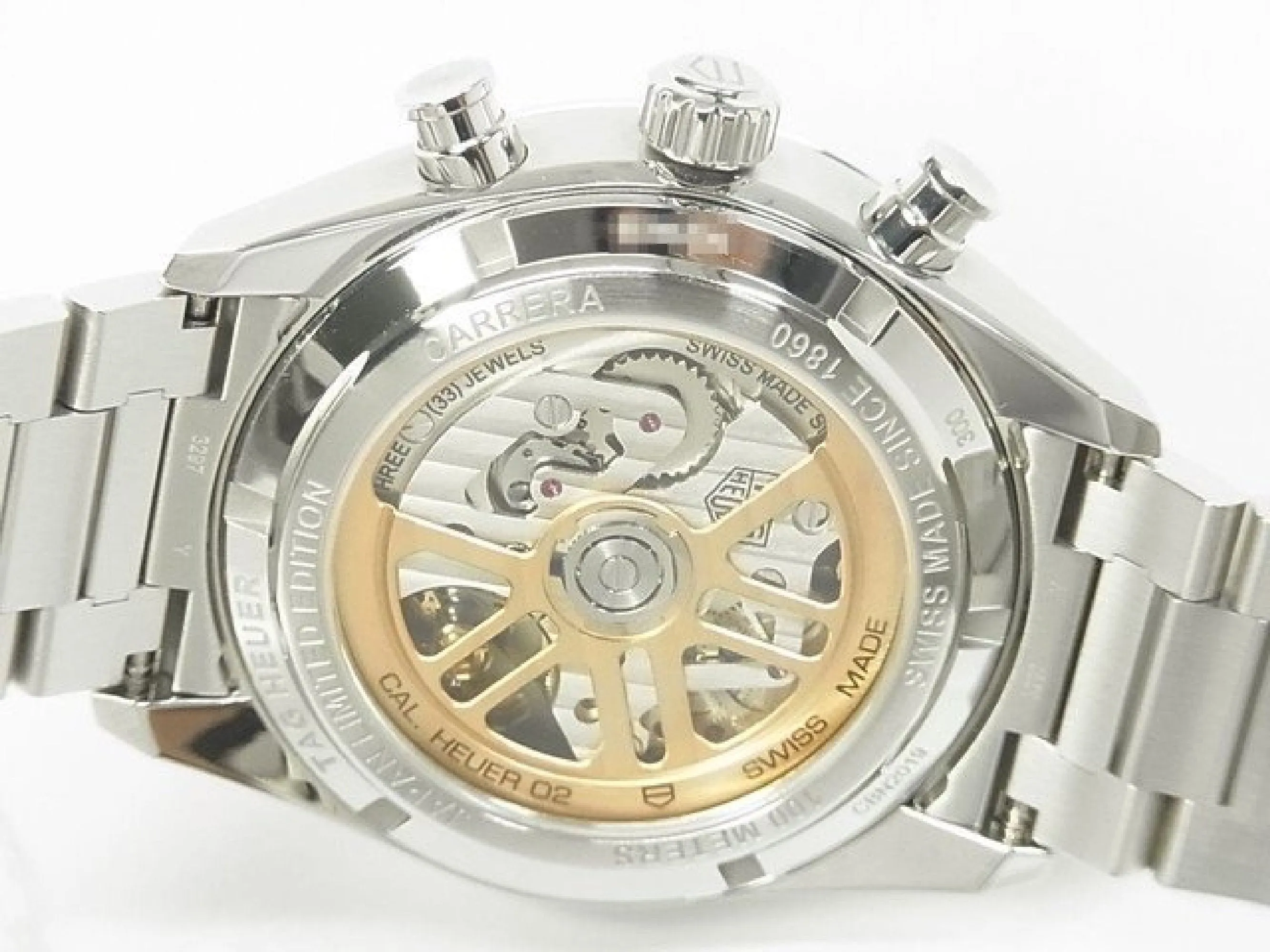 TAG HEUER Carrera Calibre Heuer02 Chronograph Japan limited edition CBN2019.BA0642 Mens 181359041