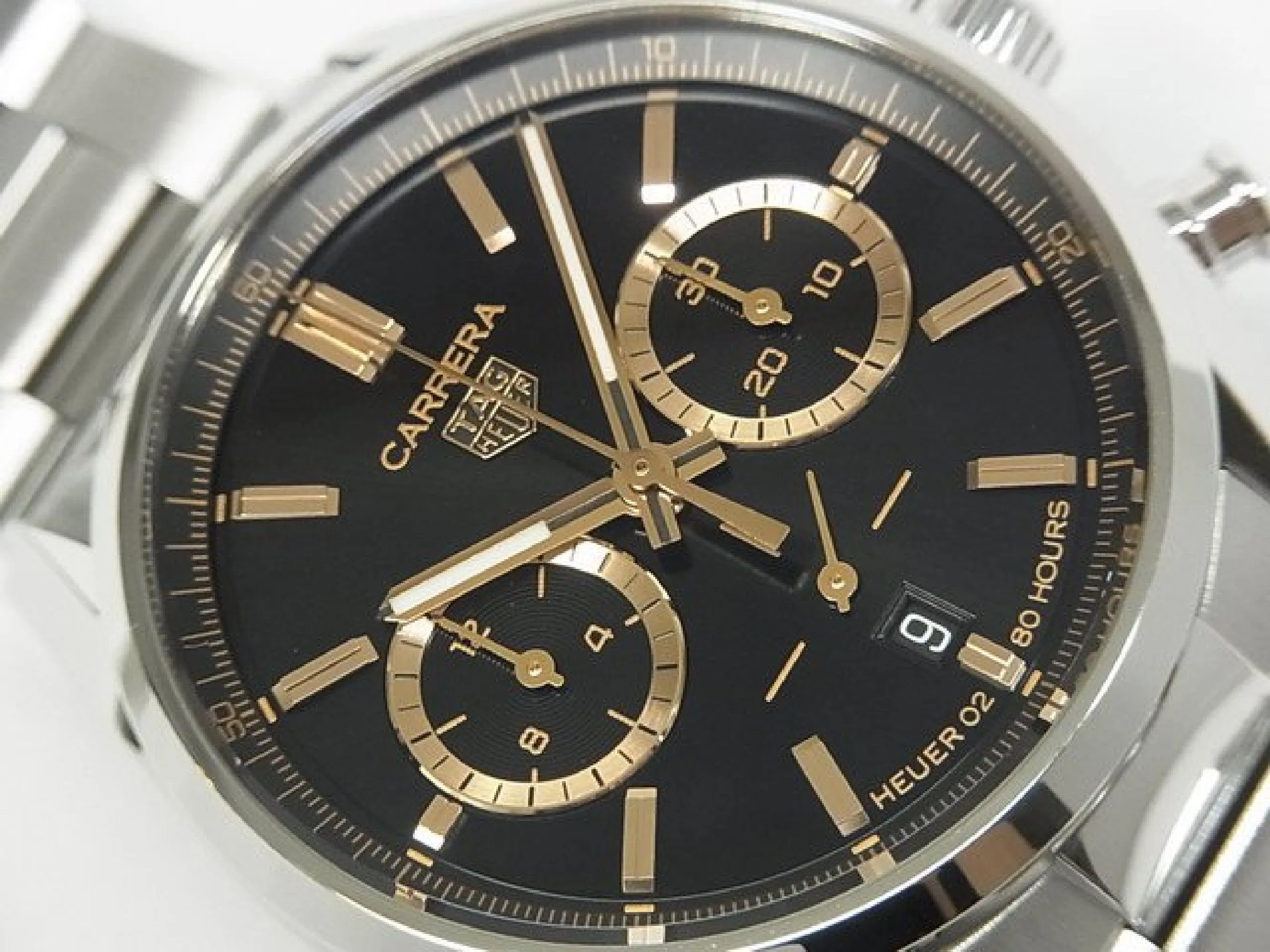 TAG HEUER Carrera Calibre Heuer02 Chronograph Japan limited edition CBN2019.BA0642 Mens 181359041