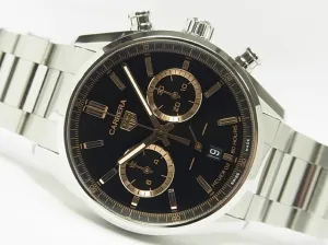 TAG HEUER Carrera Calibre Heuer02 Chronograph Japan limited edition CBN2019.BA0642 Mens 181359041