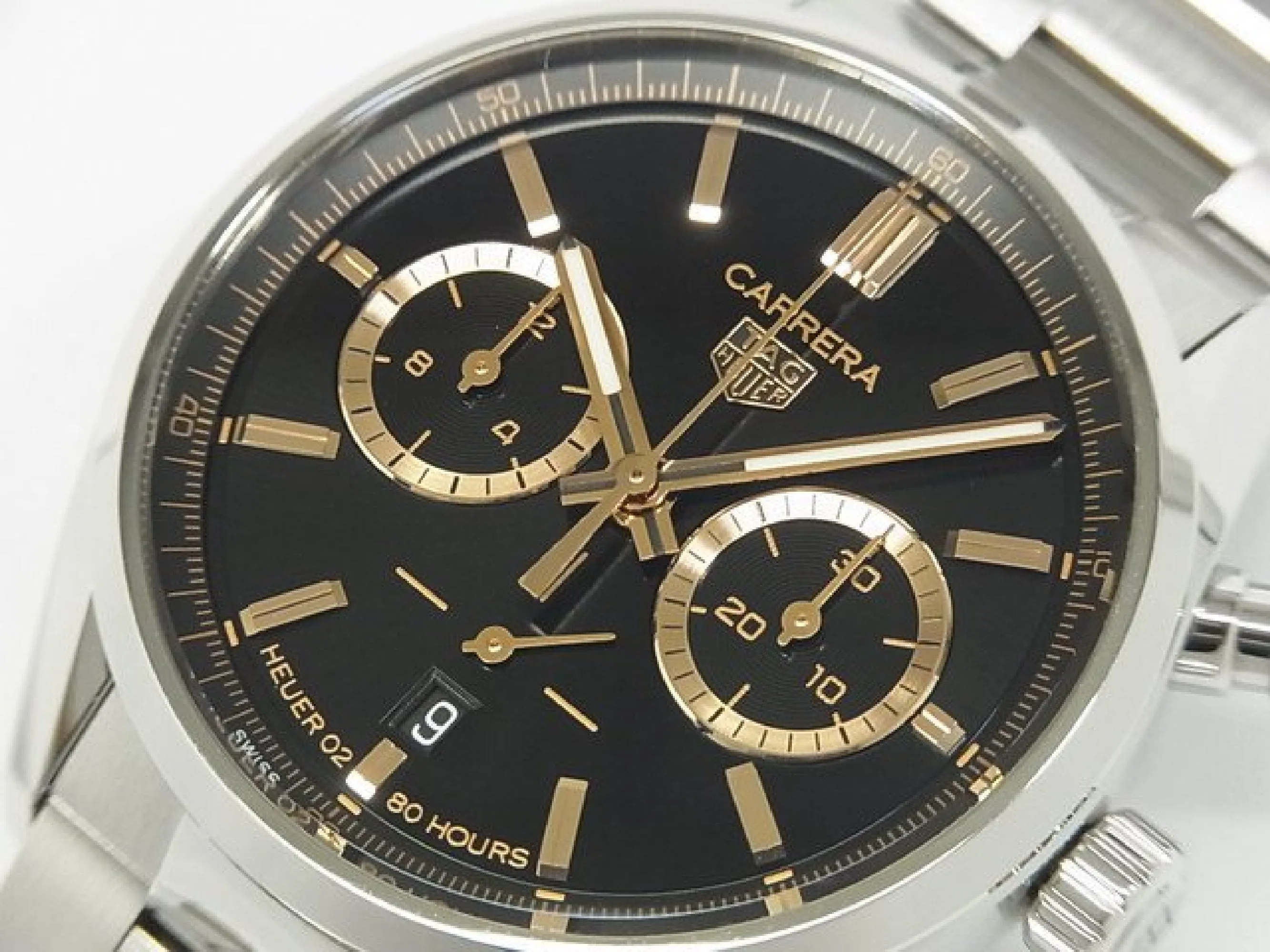 TAG HEUER Carrera Calibre Heuer02 Chronograph Japan limited edition CBN2019.BA0642 Mens 181359041