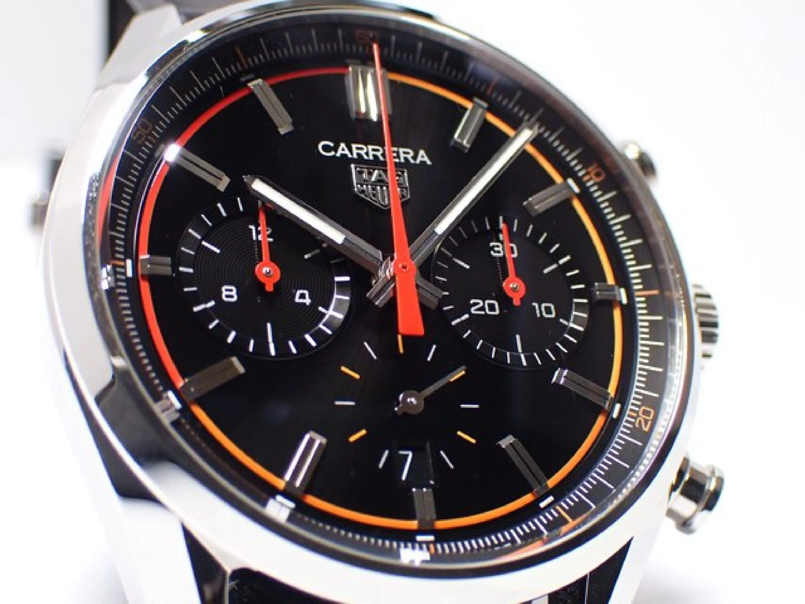 TAG HEUER Carrera Calibre02 Chronograph orange Gradation Genuine goods Mens 174751870