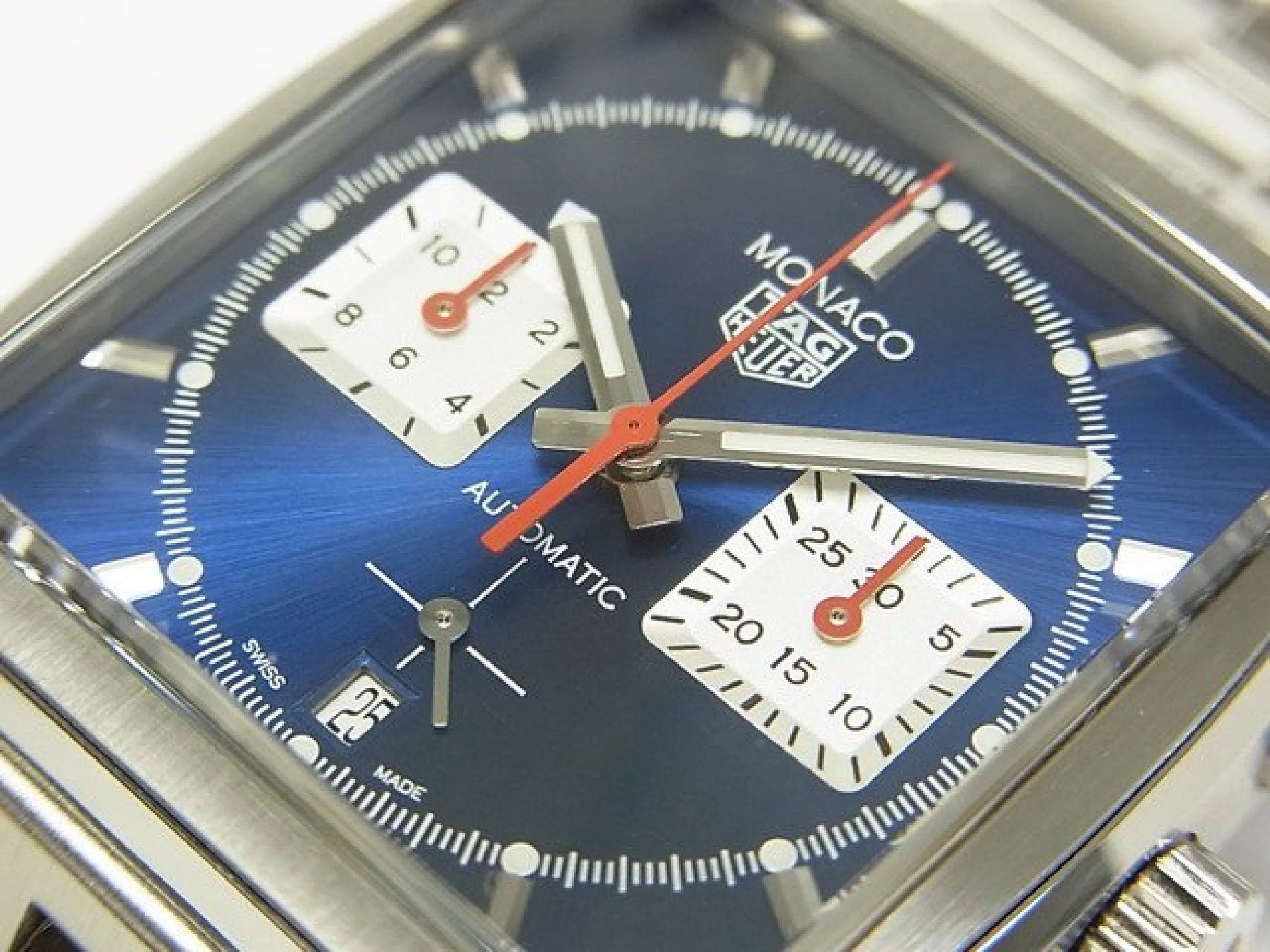TAG HEUER Monaco Chronograph Heuer02 blue Ref.CBL2111 Mens 181562714