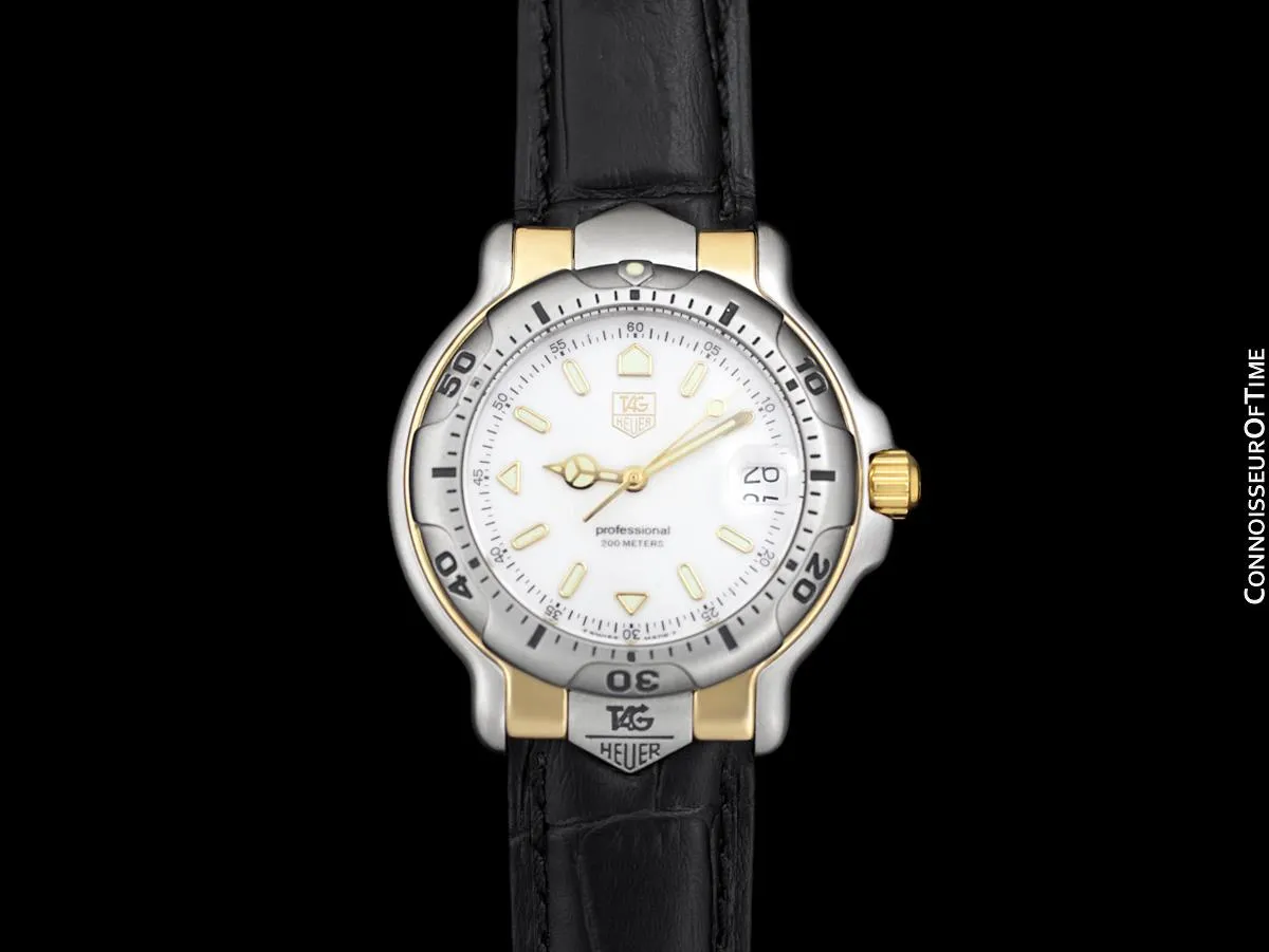 TAG Heuer Professional 6000 Mens Divers Watch - Stainless Steel & 18K Gold - WH1251