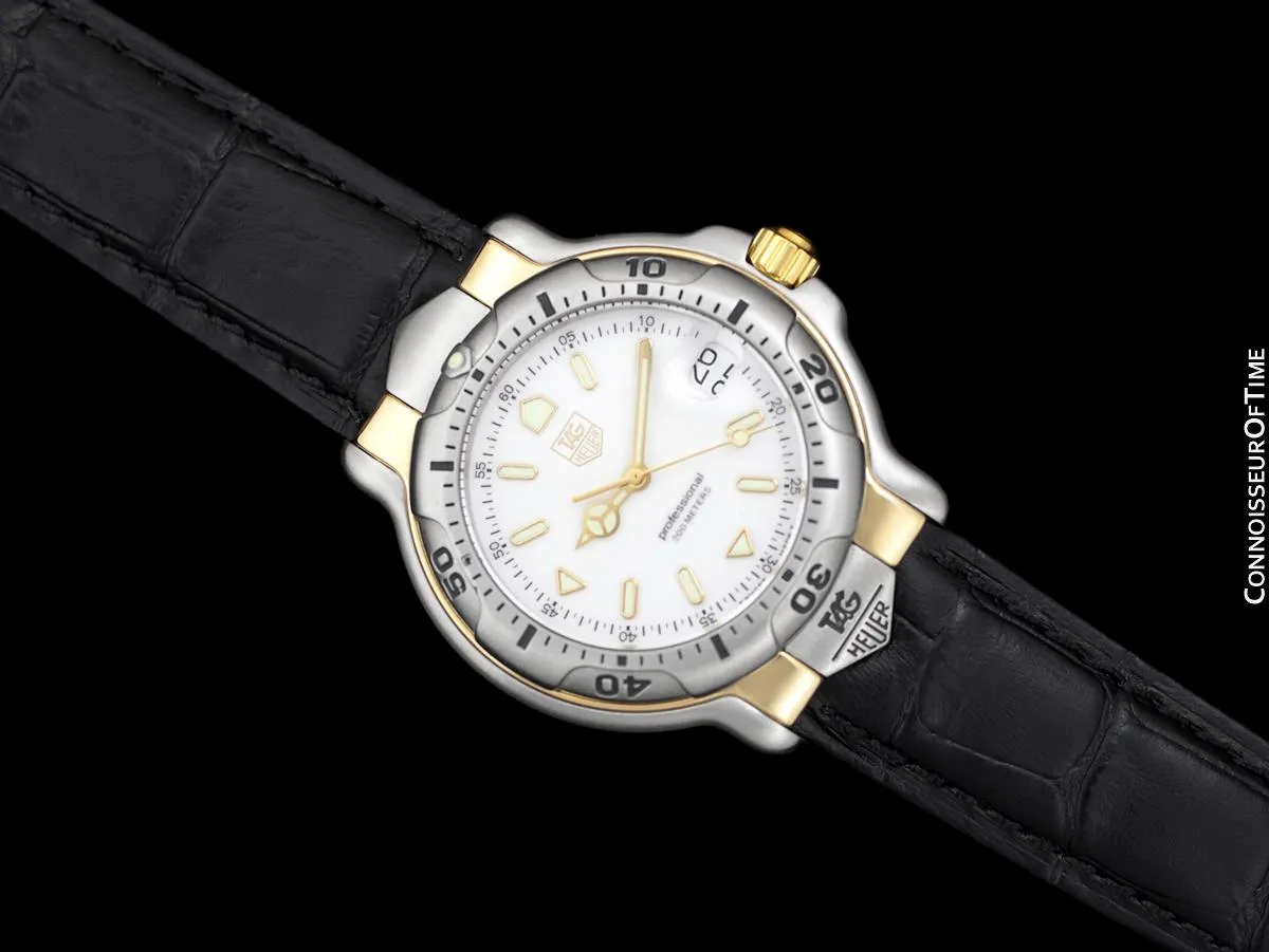 TAG Heuer Professional 6000 Mens Divers Watch - Stainless Steel & 18K Gold - WH1251
