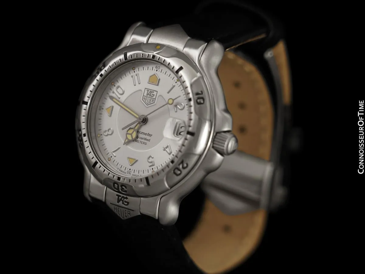 TAG Heuer Professional 6000 Mens Full Size Automatic Chronometer Divers Watch - Stainless Steel - WH5111