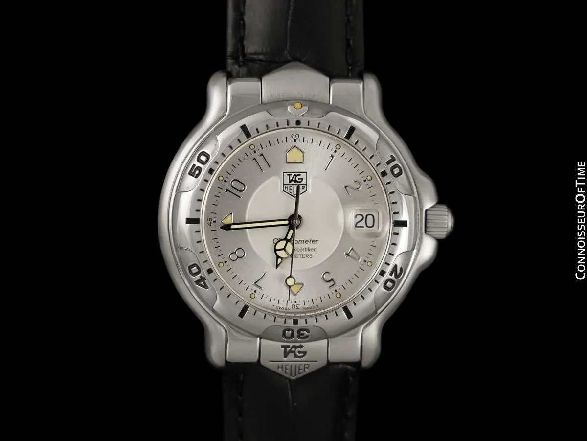 TAG Heuer Professional 6000 Mens Full Size Automatic Chronometer Divers Watch - Stainless Steel - WH5111